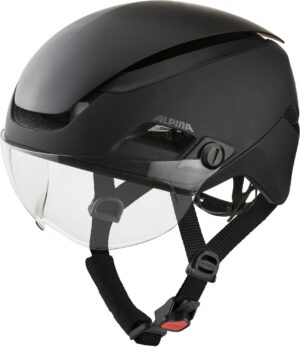 Alpina Altona Mirror Fahrradhelm (52-57 cm, 35 black/stealth matt)