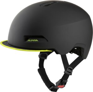 Alpina Brooklyn Fahrradhelm (52-57 cm, 33 black/neon yellow matt)