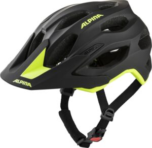 Alpina Carapax 2.0 Fahrradhelm (52-57 cm, 42 black neon/yellow matt)