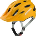 Alpina Carapax Jr. Fahrradhelm (51-56 cm, 45 burned/yellow matt)