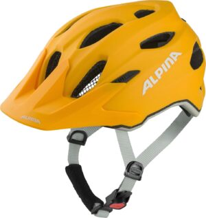 Alpina Carapax Jr. Fahrradhelm (51-56 cm, 45 burned/yellow matt)