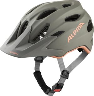 Alpina Carapax Jr. Flash Fahrradhelm (51-56 cm, 23 moon/grey/peach matt)