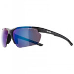 Alpina - Defey HR Ceramic Mirror Cat 1-3 - Fahrradbrille blau/schwarz/grau