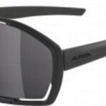 Alpina Fahrradbrille Sonnenbrille Alpina Bonfire Rahmen schwarz matt, Glas schwarz, Kat.3