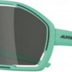 Alpina Fahrradbrille Sonnenbrille Alpina Bonfire Rahmen türkis matt, Glas grün, Kat.3