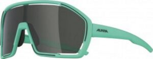 Alpina Fahrradbrille Sonnenbrille Alpina Bonfire Rahmen türkis matt, Glas grün, Kat.3