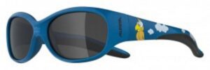 Alpina Fahrradbrille Sonnenbrille Alpina Flexxy Kids Rahmen blau/Pirat gloss, Glas sw