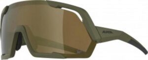 Alpina Fahrradbrille Sonnenbrille Alpina Rocket Q-Lite Rahm.olive matt,Glas bronze,versp.,K