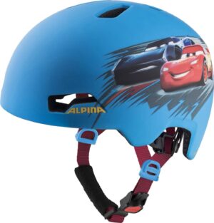 Alpina Hackney Disney Fahrradhelm (47-51 cm, 60 Cars)