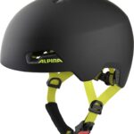 Alpina Hackney Fahrradhelm (47-51 cm, 33 black/neon yellow matt)