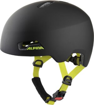 Alpina Hackney Fahrradhelm (47-51 cm, 33 black/neon yellow matt)