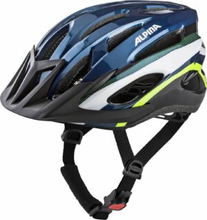 Alpina MTB 17 Fahrradhelm (54-58 cm, 81 darkblue/neon)