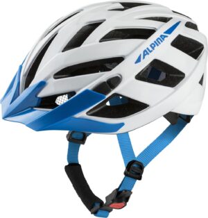 Alpina Panoma 2.0 Fahrradhelm (52-57 cm, 14 white/blue gloss)