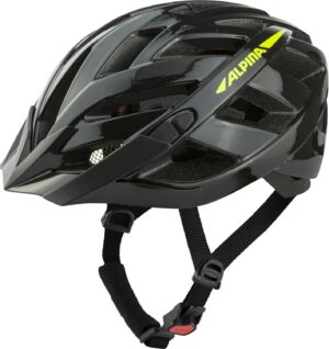 Alpina Panoma 2.0 Fahrradhelm (52-57 cm, 33 black/neon/yellow gloss)