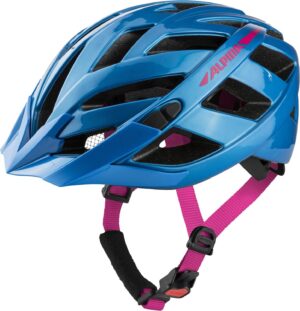 Alpina Panoma 2.0 Fahrradhelm (52-57 cm, 84 true blue/pink gloss)