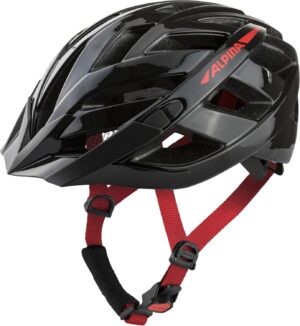 Alpina Panoma 2.0 Fahrradhelm (56-59 cm, 34 black/red gloss)