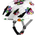 Alpina Pico Kinder Fahrradhelm (50-55 cm, 11 pearlwhite flower gloss)