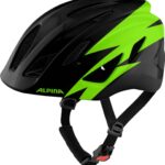 Alpina Pico Kinder Fahrradhelm (50-55 cm, 31 black green gloss)