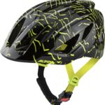 Alpina Pico Kinder Fahrradhelm (50-55 cm, 33 black/neon yellow gloss)