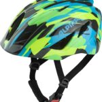 Alpina Pico Kinder Fahrradhelm (50-55 cm, 45 neon/green blue gloss)