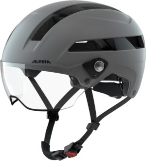 Alpina Soho Visor Fahrradhelm (52-56 cm, 31 coffee/grey matt)