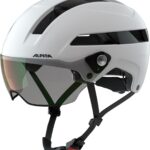 Alpina Soho Visor Varioflex Fahrradhelm (52-56 cm, 10 white matt)