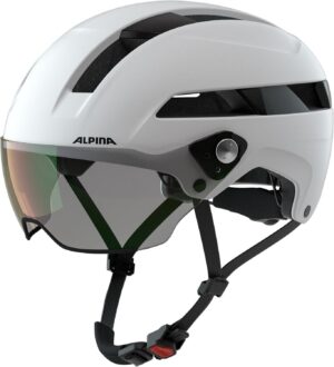 Alpina Soho Visor Varioflex Fahrradhelm (52-56 cm, 10 white matt)