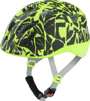 Alpina Ximo LE Kinder Fahrradhelm (47-51 cm, 35 black/neon sparkle matt)