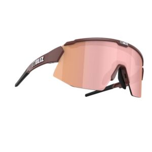 Bliz Breeze Small Herren Fahrradbrille (Dunkelrot) Sportbrillen