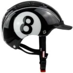 Casco Kinder Mini2 8Ball Fahrradhelm (Schwarz 52-56 in cm) Fahrradhelme