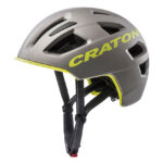 Cratoni C-Pure Fahrradhelm - anthracite lime matt