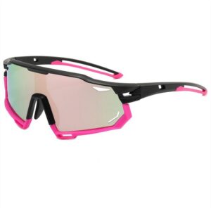 Dsen Sonnenbrille Fahrradbrille Polarisierte Sportsbrille HD Bunte Sonnenbrille