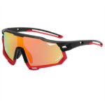 Dsen Sonnenbrille Fahrradbrille Polarisierte Sportsbrille HD Bunte Sonnenbrille