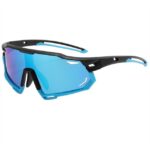 Dsen Sonnenbrille Fahrradbrille Polarisierte Sportsbrille HD Bunte Sonnenbrille