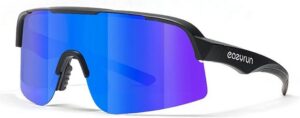 EyeAm Fahrradbrille Sportbrille für Damen & Herren für Sport, Laufen, MTB & Outdoor, (Modell: EAZYRUN PRO), UV-Schutz 400