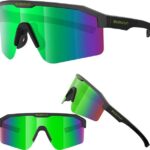 EyeAm Fahrradbrille Sportbrille für Damen & Herren für Sport, Laufen, MTB & Outdoor, (Modell: EAZYRUN), UV-Schutz 400