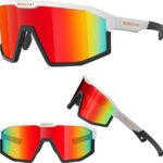 EyeAm Fahrradbrille Sportbrille für Damen & Herren für Sport, Laufen, MTB & Outdoor, (Modell: EAZYRUN), UV-Schutz 400