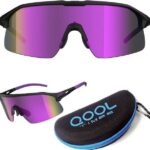 EyeAm Fahrradbrille Sportbrille für Damen & Herren für Sport, Laufen, MTB & Outdoor, (Modell: QOOL Times), UV-Schutz 400