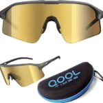 EyeAm Fahrradbrille Sportbrille für Damen & Herren für Sport, Laufen, MTB & Outdoor, (Modell: QOOL Times), UV-Schutz 400