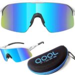 EyeAm Fahrradbrille Sportbrille für Damen & Herren für Sport, Laufen, MTB & Outdoor, (Modell: QOOL Times), UV-Schutz 400