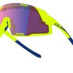 FORCE Fahrradbrille Sonnenbrille F GRIP fluo, lila Kontrastglas