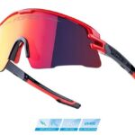 FORCE Fahrradbrille Sonnenbrille FORCE AMBIENT rot-schwarz