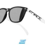 FORCE Fahrradbrille Sonnenbrille FORCE FREE schwarz-weiß