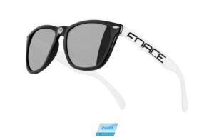 FORCE Fahrradbrille Sonnenbrille FORCE FREE schwarz-weiß