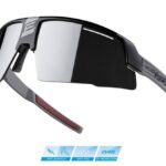 FORCE Fahrradbrille Sonnenbrille FORCE IGNITE schwarz-grau