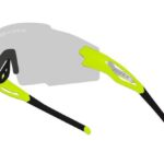 FORCE Fahrradbrille Sonnenbrille FORCE MANTRA fluo-schwarz