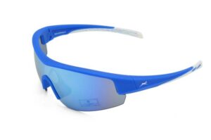 Gamswild Sportbrille UV400 Sonnenbrille Fahrradbrille Skibrille TR90 Damen Herren, Modell WS2436 in, blau, schwarz, weiß