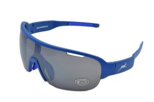 Gamswild Sportbrille UV400 Sonnenbrille Skibrille Fahrradbrille TR90 Damen, Herren Modell WS8434 in, blau, schwarz, weiß