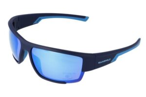 Gamswild Sportbrille UV400 Sonnenbrille Skibrille Fahrradbrille breite Bügel/Zugluftschutz, Damen Herren Modell WS7133 in schwarz, braun, blau