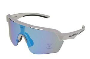 Gamswild Sportbrille UV400 Sonnenbrille Skibrille Fahrradbrille extra große Scheibe Damen, Herren Modell WS7138 in, pink, weiß, blau, schwarz, mintgrün